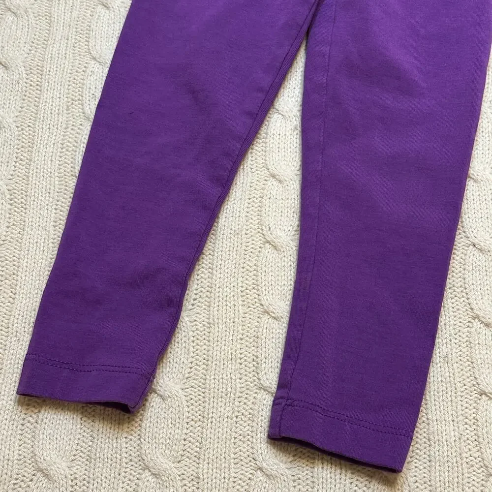 Dark Purple Tea Collection Leggings sz 12-18 months